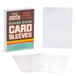 Eurpoean Mini Board Game Sleeves, 100-pack