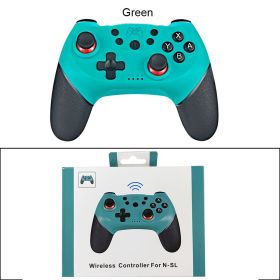 Compatible Nintendo Switch Controller Wireless Bluetooth Gamepads For Nintendo Switch Pro OLED Console Control Joystick (Color: Green With  BOX, Ships From: China)