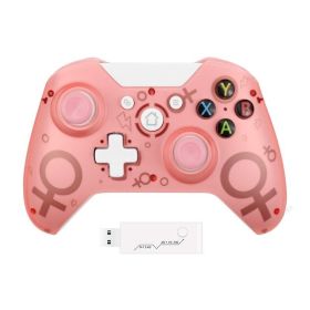 2.4G Wireless Game Controller For Xbox One Accessories Gamepad For Android Smart Phone/Steam PC Joystick For PS3 Controle Joypad (Color: Pink, Ships From: China)