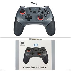 Compatible Nintendo Switch Controller Wireless Bluetooth Gamepads For Nintendo Switch Pro OLED Console Control Joystick (Color: Gray With  BOX, Ships From: China)