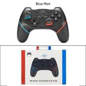 Compatible Nintendo Switch Controller Wireless Bluetooth Gamepads For Nintendo Switch Pro OLED Console Control Joystick (Color: Blue-Red With BOX, Ships From: China)