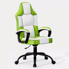 Gaming Chair, Video Game Chairs Breathable PU Leather, Comfy Computer Chair, Racing E-Sport Gamer Chair For Adults kids (Color: as picture)